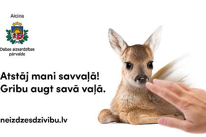 Dabas aizsardzības pārvaldes baneris