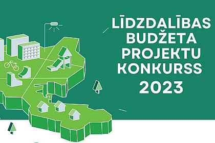 Plakāts par līdzdalības budžeta konkursu